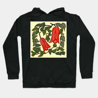 Captivating Copihue and Vine Hoodie
